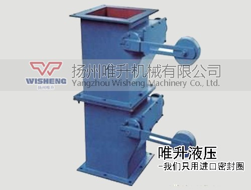 方形双层单门重锤式锁风翻板阀